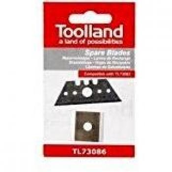 Conjunto de Hojas de Recambio para Cuchillo Cuadrado/triangular - 2 Piezas Toolland