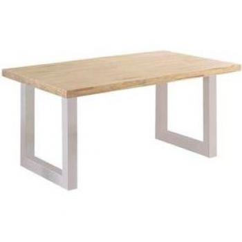 MESA LOFT RECTANGULAR ROBLE NORDISH/BLANCO 76X160X100 CM
