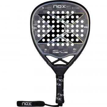 Pala de Pádel Nox AT Genius Attack 18K 2023 Agustín Tapia Modelo Negro