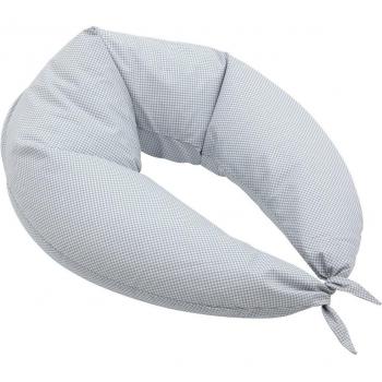 Cojín de Lactancia Cambrass Mini Windsord Gris 80x185x16 cm - Cómodo Soporte para Lactancia