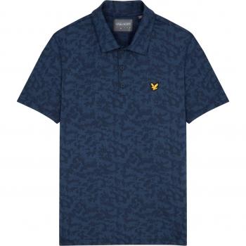 Lyle & Scott Seafoam Jacquard Polo Shirt