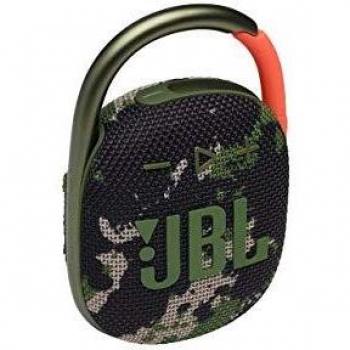 JBL Clip 4 Altavoz inalámbrico con Bluetooth, resistente al agua IP67 y al polvo, con estilo llamativo y diseño ultraportátil, 10h de música continua, camuflaje