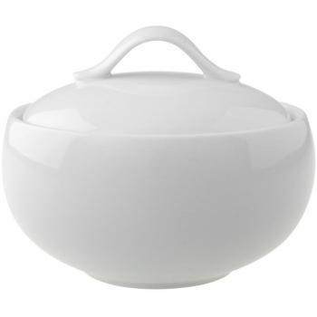 Villeroy & Boch New Cottage Basic Azucarero, 450 ml, Altura: 6,5 cm, Porcelana Premium, Blanco