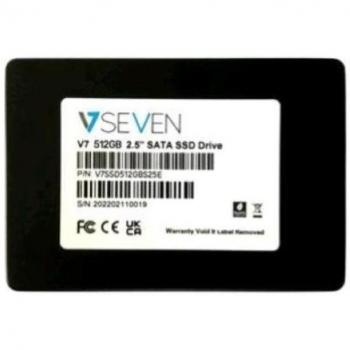 V7 V7SSD512GBS25E SSD 2.5 512GB SATA III 3D TLC 7mm