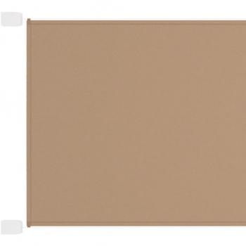 Toldo vertical tela oxford gris taupé 140x360 cm