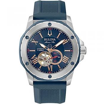 Reloj Bulova Analógico Hombre Marine Star 98A282 Azul