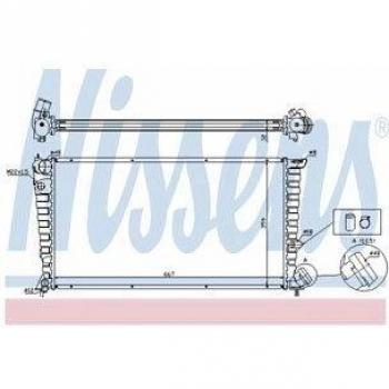Nissens 63508 Refrigerantes del Motor
