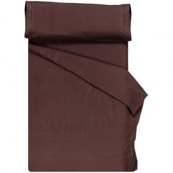 Home Royal - Juego de funda nórdica, 270 x 260 cm, bajera, 280 x 280 cm, 2 fundas para almohada, 45 x 110 cm, color chocolate