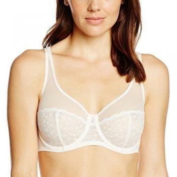 Lovable Reggiseno Ferretto Generous Feminine. Alto Sostegno, Parte de Arriba de Bikini Para Mujer, Marfil