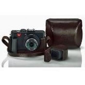 Estuche de Piel para Cámara Leica D-Lux 5 - Modelo Pronto Uso, Color Moka