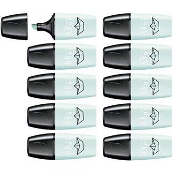 Marcador pastel STABILO BOSS mini - Edición Pastel Love - Caja con 10 unidades - Color toque de turquesa