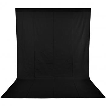 Neewer® 9 x 13pies/2.8 x 4M Fondo para fotografía para estudio plegable de muselina pura plegable fondo de telón Video disparos-color negro
