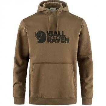 Sudadera con Capucha Fjällräven Logo Color Madera Marrón