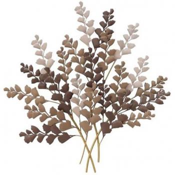 Fíjalo Decoración de Pared Metal Ramas Rosa Oscuro