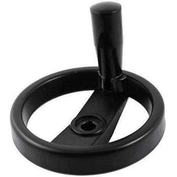 sourcing map 12x125mm 2 Radios Volante con Plegable Mango para Torno fres*dora