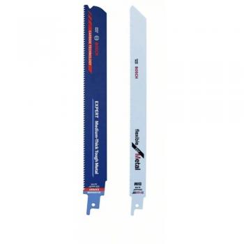 Set de hojas de sierra sable Bosch Professional 25x S 1122 BF + 1x Expert Medium-Thick Tough Metal S 1155 HHM