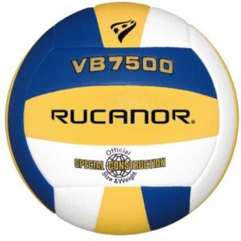 Rucanor VB7500 - Balón de voleibol Blanc/bleu/jaune Talla:5