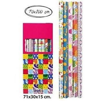 Andina 101016004 - Papel para regalo, 2 x 0.70 m, diseño infantil