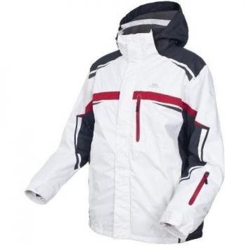 Trespass Willard - Chaqueta de esquí para hombre, color blanco, talla L
