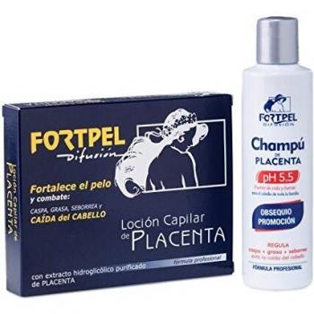 Válquer Placenta Viales y Champú, 200 Mililitros
