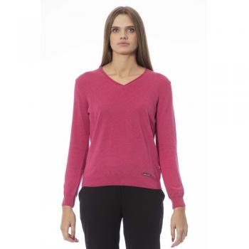 Baldinini Trend Fuchsia Polyamide Sweater - M