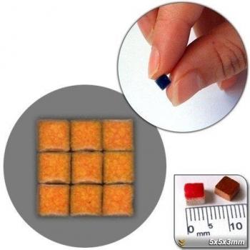 Mini-Mosaicos (5x5x3mm), 1.000 teselas, Naranja, RO01