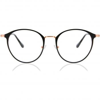 Montura completa metálica negra para hombre - gafas recetadas anti-azules - SmartBuy Collection