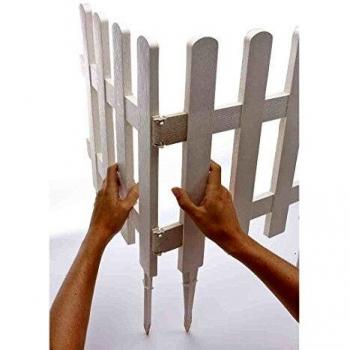 Catral 49010004 Pack 2 Bisagras Clickfence, Blanco, 16.5 x 3 x 13.8 cm