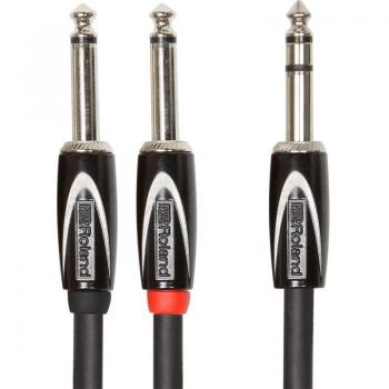 Roland 3m TRS to Dual TS Interconnect Cable