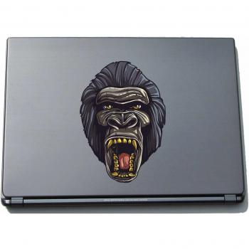 pinkelephant Indigos UG Misc4-Apes6-150 - Pegatina para Ordenador portátil, diseño Creepy Monkey Head, 150 x 106 mm