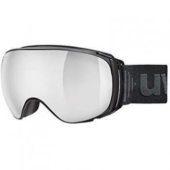 Uvex Unisex - Adulto Deportivo FM Gafas de Esquí, Color Negro Mate, tamaño Talla única