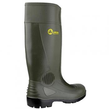 Amblers Safety FS99 Safety Wellington Boots - Green - Size 4 UK