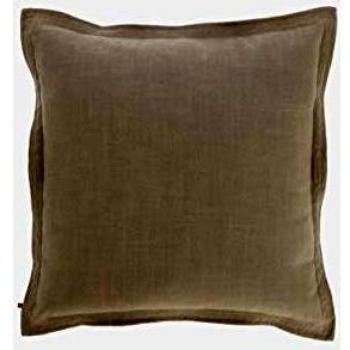 Kave Home - Funda cojín Maelina 60 x 60 cm beige