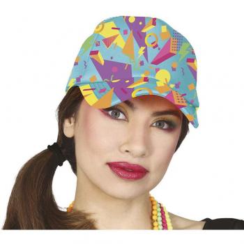 Gorra Azul con estampado de los Años '80