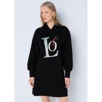 Vestido Sudadera con apertura lateral de Lois para mujer