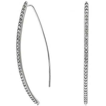 Pendientes Modelo Pendientes plateados con Swarovski. Marca ADORE