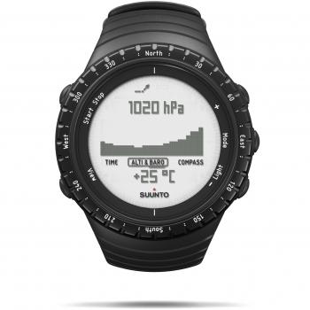 Suunto Core - Reloj Unisex de Exterior Multifuncional con Altímetro, Barómetro y Brújula, Resistente al Agua hasta 30m, Color Negro