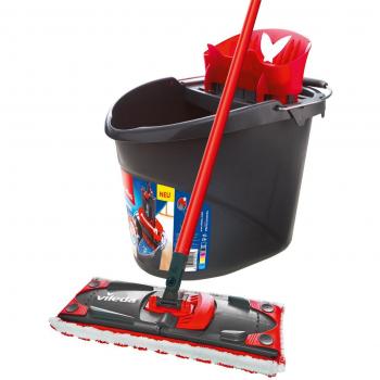 Vileda UltraMax 2 en 1 Set Completo de Limpiador de Suelos con Cubo y Mopa de Microfibra - 4 Piezas
