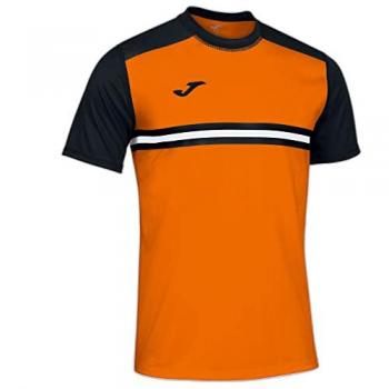 Camiseta Joma Hispa IV manga corta hombre naranja negro