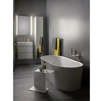 Lavabo LAUFEN VAL 75x42 cm, Saphirkeramik, 1 orificio para grifería, con rebosadero y LCC