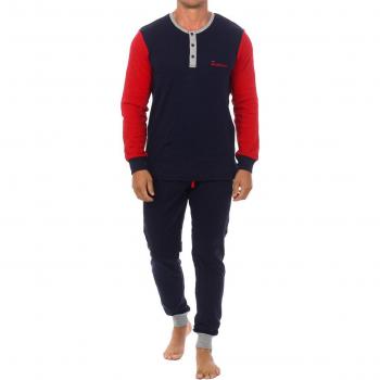 Pijama manga larga tejido tundosado A0CHI hombre