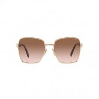 Prada PR 64ZS Asian Fit Women's Sunglasses Gold 57mm