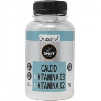 Calcio Vitamina D3+K2 Sport Live 90 Comprimidos