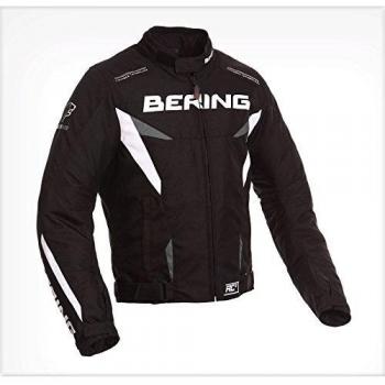 Bering - Bering - Chaqueta Moto Fizio negro/blanco, BERING - Blouson Fizio Noir-Blanc, negro-blanco, XXL