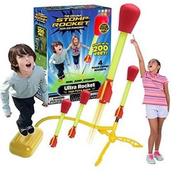 Stomp Rocket- Ultra Cohete pequeño, Color Rosso