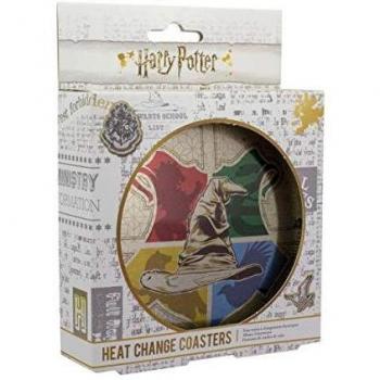 Paladone C0E473AFCB POSAVASOS TERMOCOLOROS SORTING HAT, Corcho