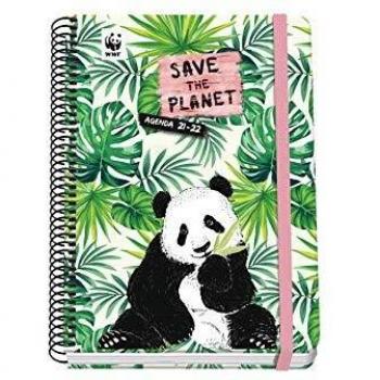DOHE Agenda escolar A5 espiral Semana vista - WWF - Save the Planet