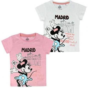 Cerdá Camiseta Manga Corta Minnie, Blanco
