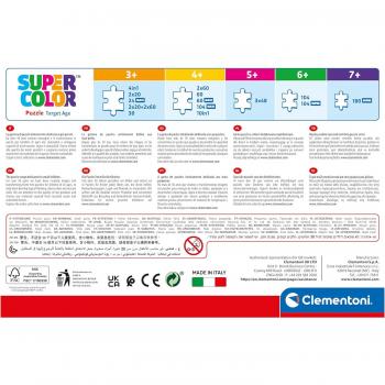 Puzzle 4 en 1 Bluey Supercolor, 72 Piezas, Hecho en Europa, FSC®