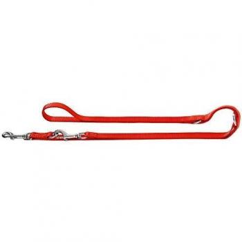 Conjunto HUNTER Ecco Sport: Collar y Correa de Nylon - Rojo - Tamaño Collar M + Correa 200 cm x 15 mm